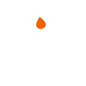 Logo von Oilfino mit einem Tropfen und dem Schriftzug 'finest oil' in einer runden Form.