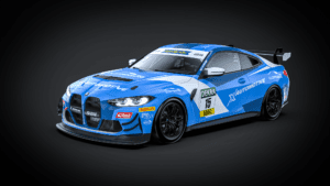 BMW M4 GT4 Rennwagen von FK Performance Motorsport im XAutomotive Design beim ADAC GT Masters