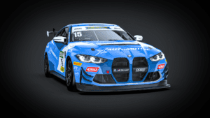 BMW M4 GT4 Evo #15 von FK Performance Motorsport im XAutomotive Design für die ADAC GT4 Germany 2026