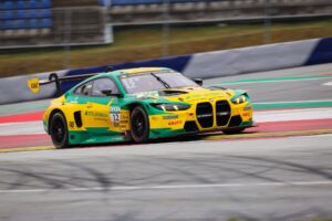 BMW M4 GT3 Evo von FK Performance Motorsport beim ADAC GT Masters auf dem Red Bull Ring in der Steiermark