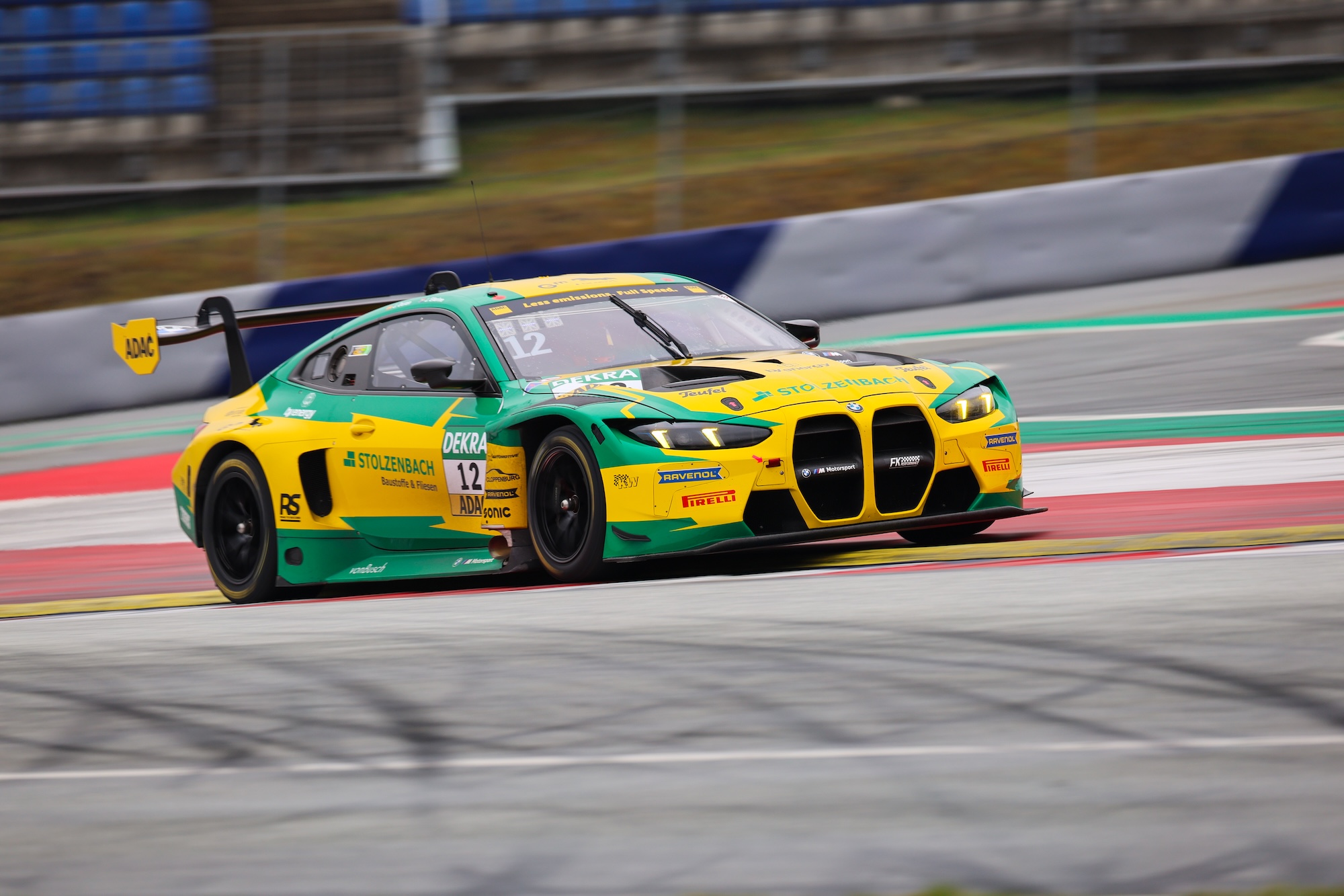 BMW M4 GT3 Evo von FK Performance Motorsport beim ADAC GT Masters auf dem Red Bull Ring in der Steiermark